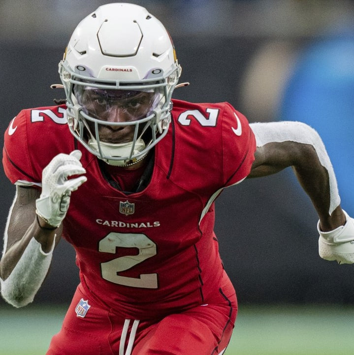 Marquise Brown GAME WORN💪11/12/23 PHOTO MATCHED Arizona Cardinals NFL Jersey WIN vs. Falcons