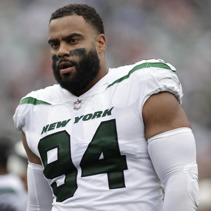 Solomon Thomas GAME WORN 💪 10/20/24 New York Jets Nike NFL Jersey 👕 vs Pittsburgh Steelers Also includes Professional Sports Authenticator 🛡️
