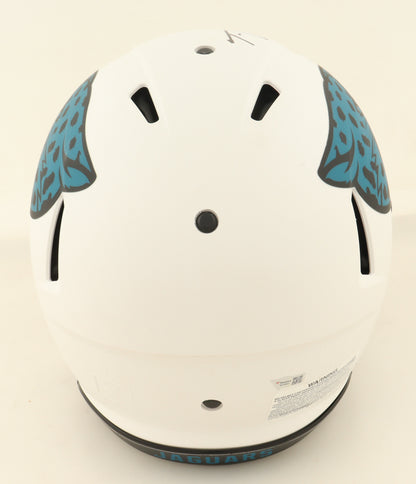 Trevor Lawrence Hand Signed ✍️ Jacksonville Jaguars 🐆 Full-Size Authentic On-Field Lunar Eclipse Alternate Speed NFL Helmet - Fanatics Authenticated 🛡️