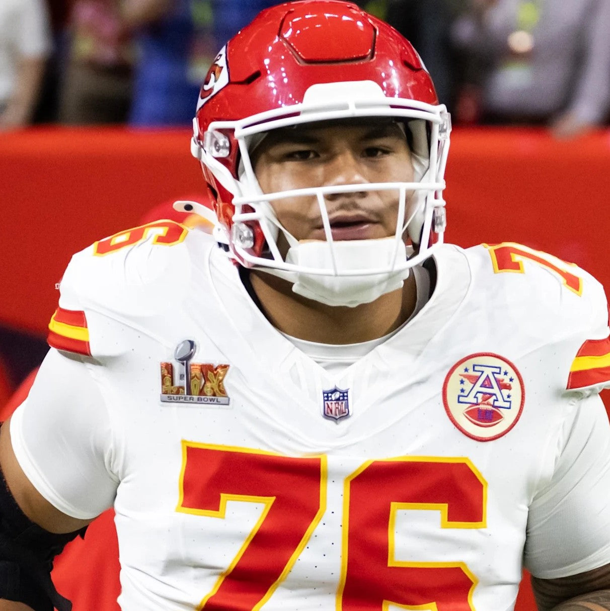 Kingsley Suamataia GAME-USED💪 11/02/25 Kansas City Chiefs NFL Jersey🎽vs. Bills inc. COA 🛡️