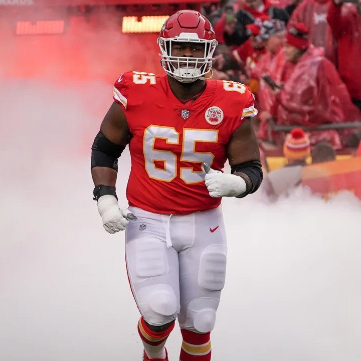 Trey Smith GAME WORN 10/19/25 Kansas City Chiefs Nike NFL Jersey 🎽 vs. Las Vegas Raiders inc. COA 🛡️