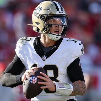 Spencer Rattler GAME WORN 09/28/25 New Orleans Saints ⚜️ Nike NFL Jersey vs Bills Includes PSA Authenticity 🛡️