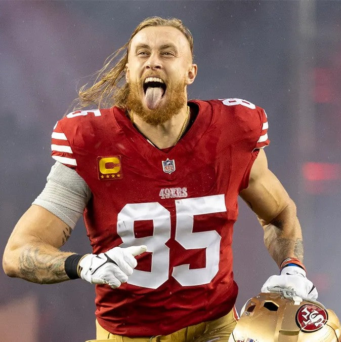 George Kittle Signed✍️San Francisco 49ers NFL Nike Limited Jersey👕Beckett COA