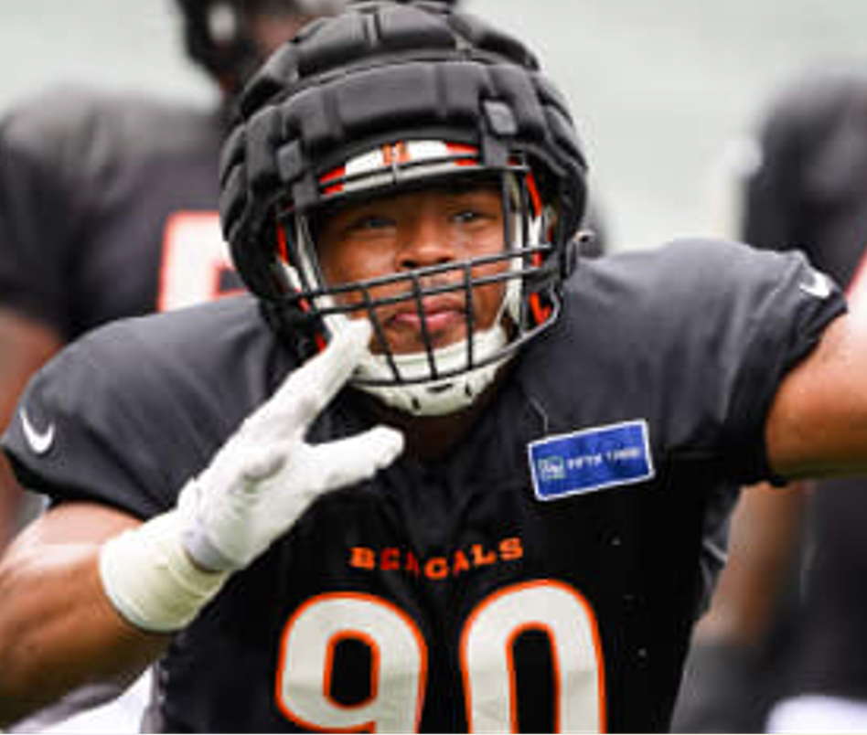 Kris Jenkins Jr. GAME ISSUED (2024-25 Season)🐅Cincinnati Bengals On-Field NFL Jersey👕