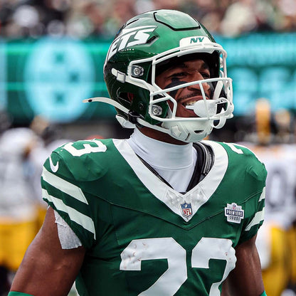 Azareye'h Thomas GAME WORN 💪 10/12/25 New York Jets Nike NFL Jersey vs Denver Broncos Also includes PSA Authentication