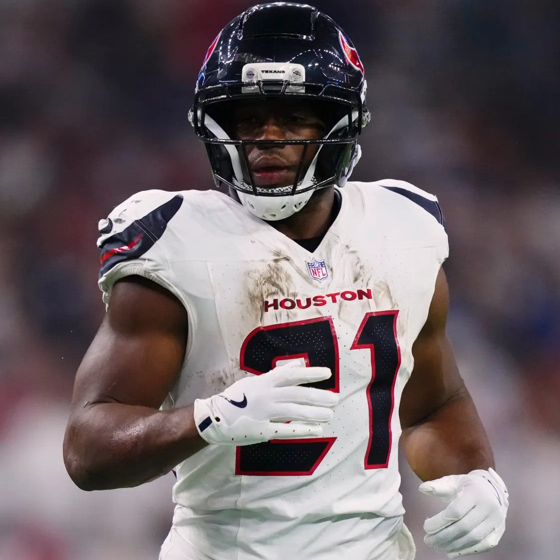 Nick Chubb GAME WORN 💪 09/15/25 Houston Texans Nike NFL Jersey 🎽vs. Tampa Bay Buccaneers - COA also included