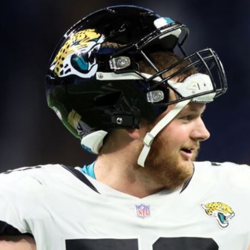 Cole Van Lanen GAME WORN 11/02/25 Jacksonville Jaguars🐆NFL Jersey vs Las Vegas Raiders Also Includes Certificate of Authenticity
