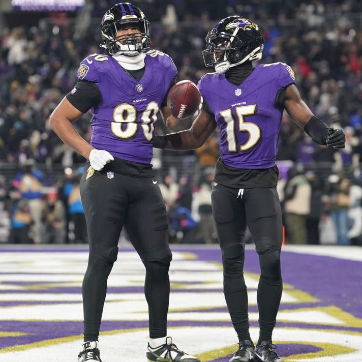 Ravens Isaiah Likely Signed GAME USED 10/06/24 PHOTOMATCHED Ball Inscribed 2 TDs. Used in victory over Cincinnati Bengals