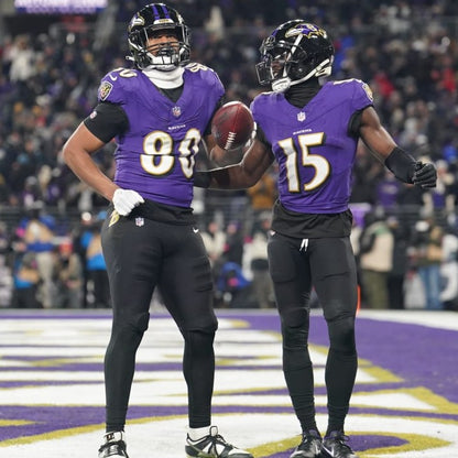 Ravens Isaiah Likely Signed GAME USED 10/06/24 PHOTOMATCHED Ball Inscribed 2 TDs. Used in victory over Cincinnati Bengals