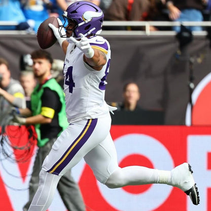 Josh Oliver GAME WORN 💪 09/28/25 PHOTO MATCHED  📸 Minnesota Vikings vs Pittsburgh Steelers NFL Jersey Also includes PSA Authentication