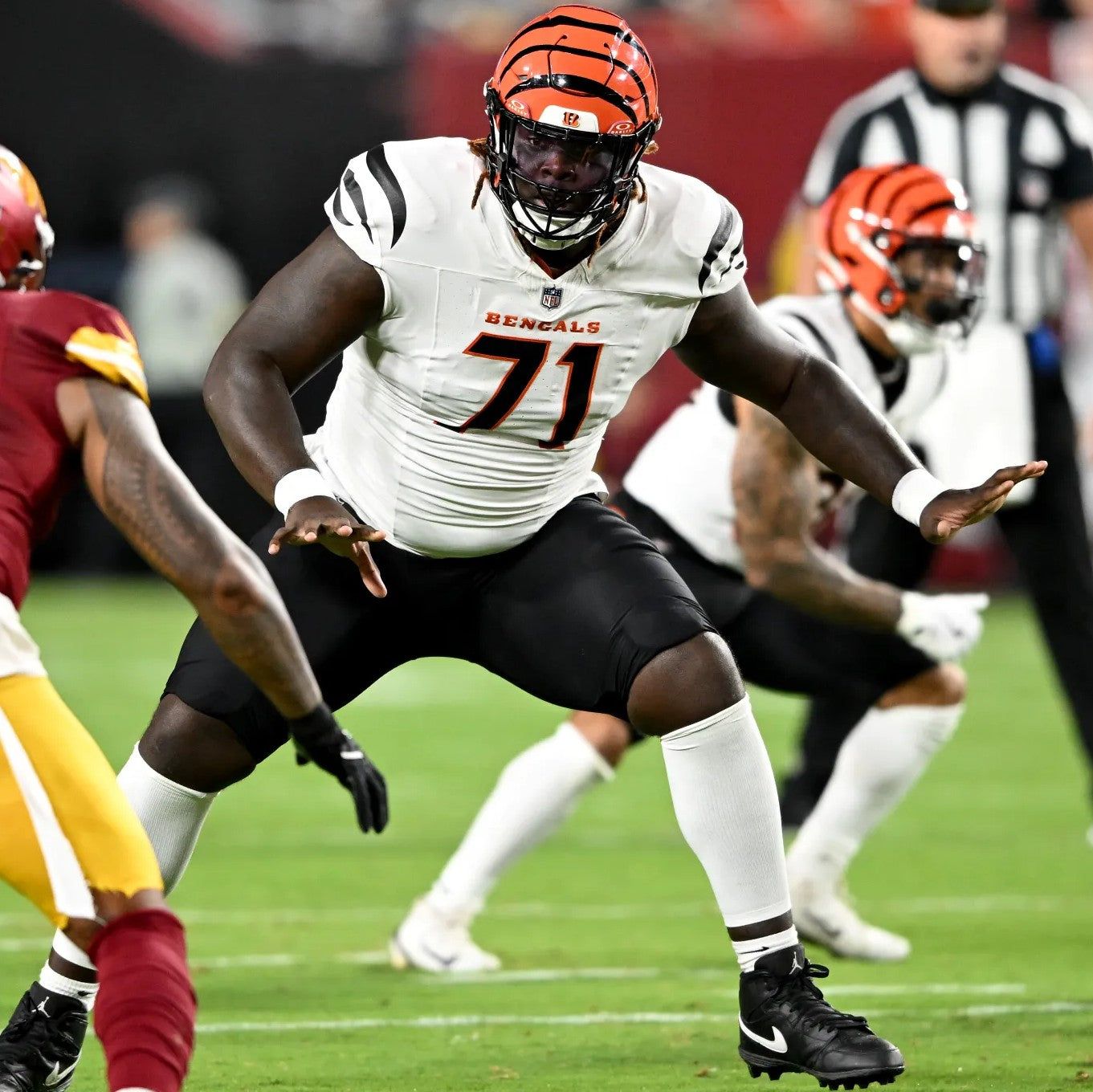Amarius Mims GAME-WORN 09/29/25💪Cincinnati Bengals🐅NFL Jersey vs. Denver Broncos🐎