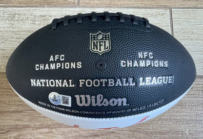 Jalen Carter Signed✍️Philadelphia Eagles🦅Super Bowl LIX Logo NFL Wilson Football