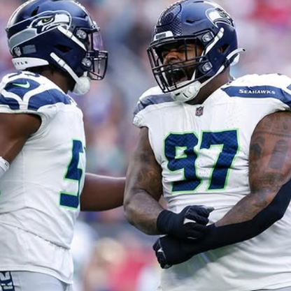 Johnathan Hankins GAME-WORN💪12/01/24 Seattle Seahawks NFL Jersey👕vs. New York Jets inc.COA💥