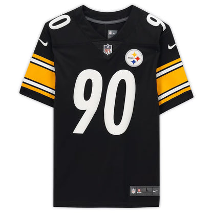 T. J. Watt Hand-Signed ✍️ Pittsburgh Steelers AUTHENTIC Nike NFL Jersey 👕 Includes Fanatics Hologram for Authenticity 🛡️