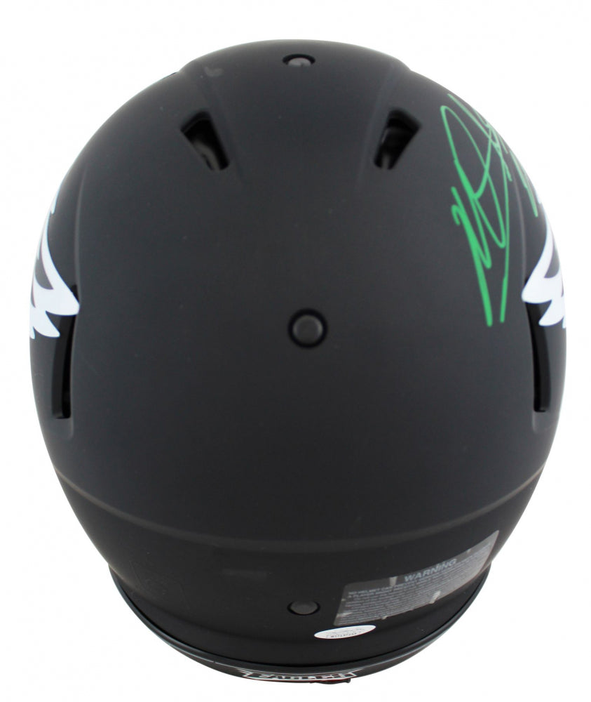 Miles Sanders Signed ✍️ Philadelphia Eagles 🦅 Full-Size Authentic On-Field Eclipse Alternate Speed Helmet🏈