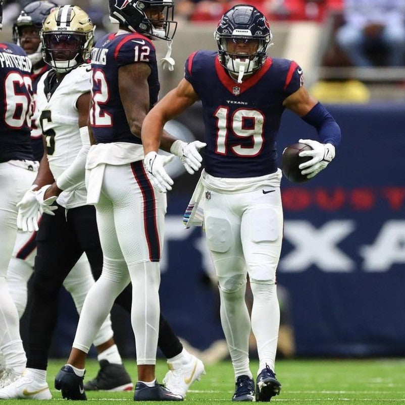 Xavier Hutchinson GAME WORN 11/09/25 Houston Texans Nike NFL Jersey 👕vs Jacksonville Jaguars Also includes COA