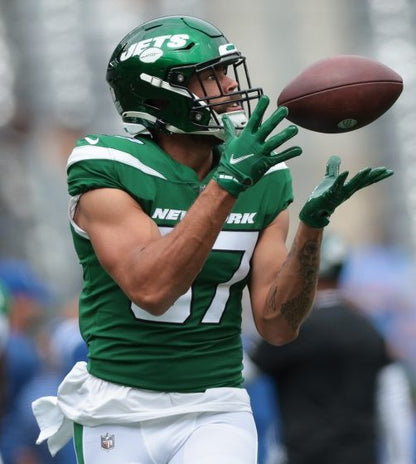 C.J. Uzomah GAME WORN/USED 💪 New York Jets Nike NFL Jersey 👕 with PSA Authenticity🛡️ Crucial Catch Game