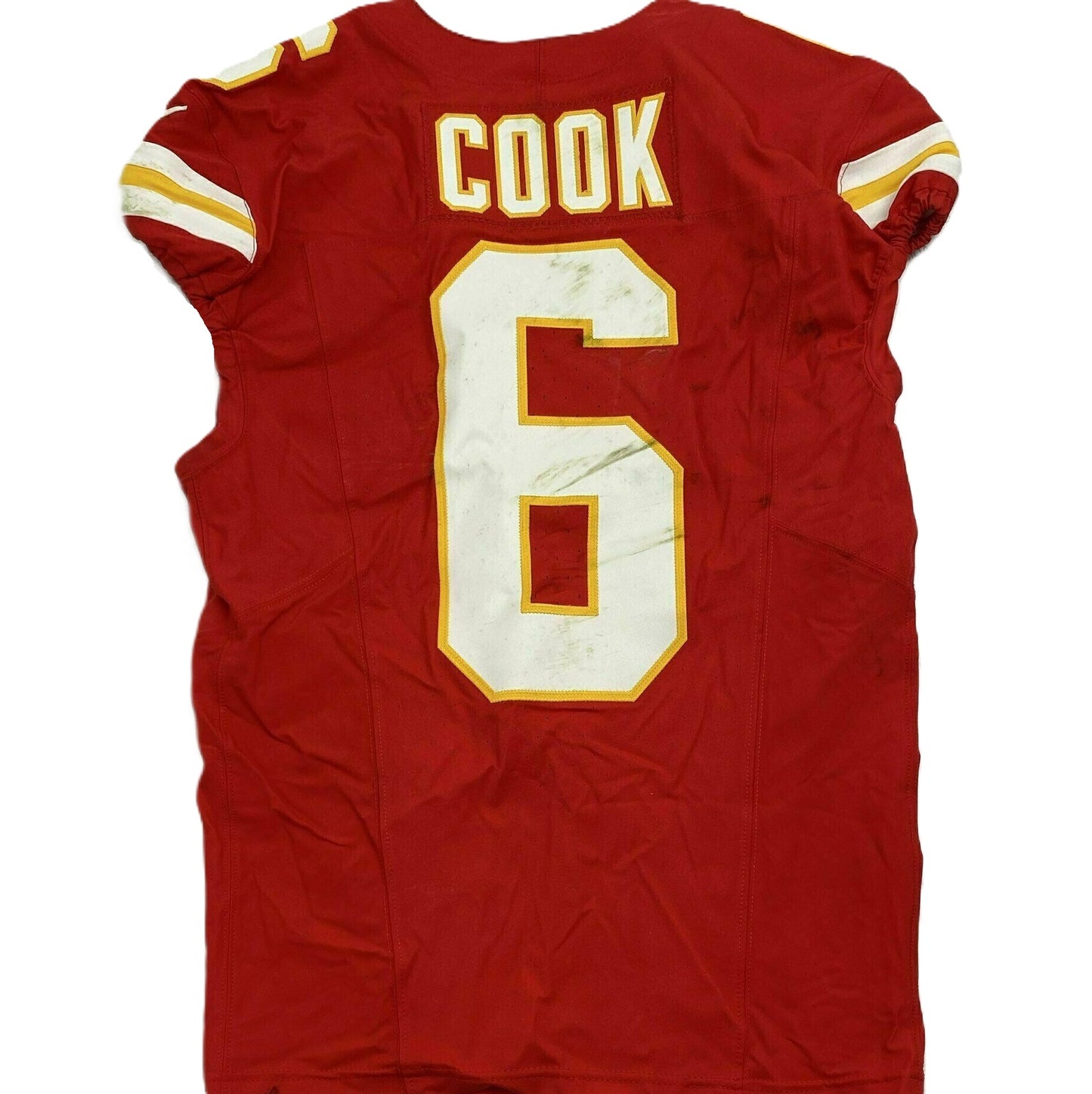 Bryan Cook GAME WORN 💪 10/27/25 Kansas City Chiefs Nike NFL Jersey 🎽 vs. Washington Commanders - COA included 🛡️