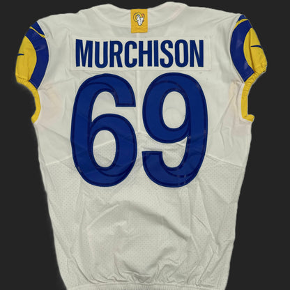 Larrell Murchison TEAM ISSUED Los Angeles Rams Nike NFL On-Field Jersey Inc. COA 📄