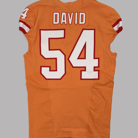 Lavonte David TEAM ISSUED Tampa Bay Buccaneers On-Field NFL Creamsicle 🟧 Jersey Inc.COA