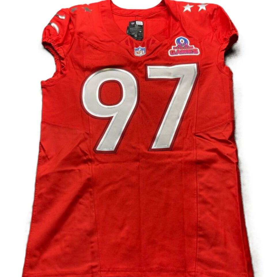 Joey Bosa GAME ISSUED 💪 Los Angeles Chargers 2025 Pro Bowl Games NFL Jersey 👕 Also includes COA