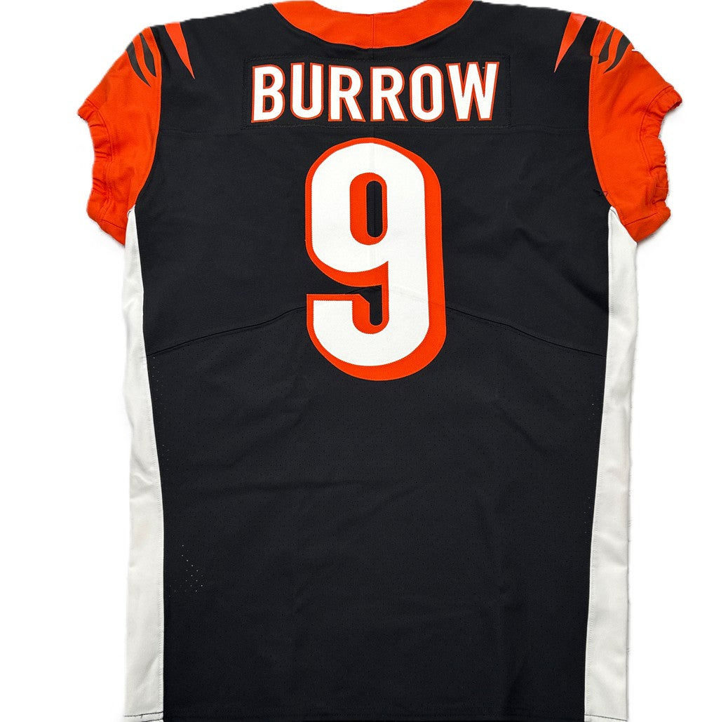 Joe Burrow Team-Issued Cincinnati Bengals On-Field Nike NFL Jersey Includes captains patch Size 44🧡🖤