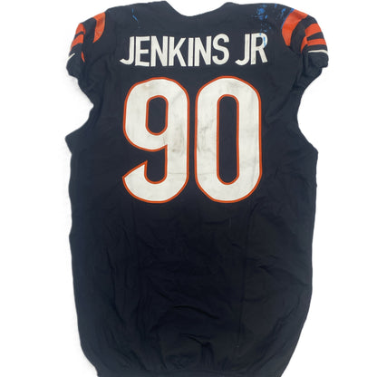 Kris Jenkins Jr. GAME WORN 10/05/25 💪 Cincinnati Bengals 🐅 Nike NFL Jersey vs Detroit Lions inc. COA 🛡️