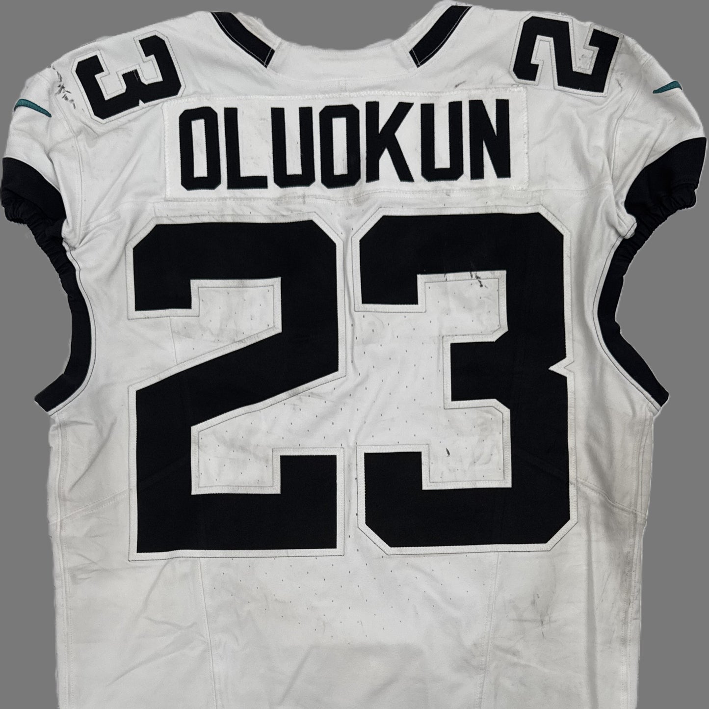 Foye Oluokon GAME-WORN💪09/14/2025 Jaguars🐆NFL On-Field Jersey👕vs.Bengals
