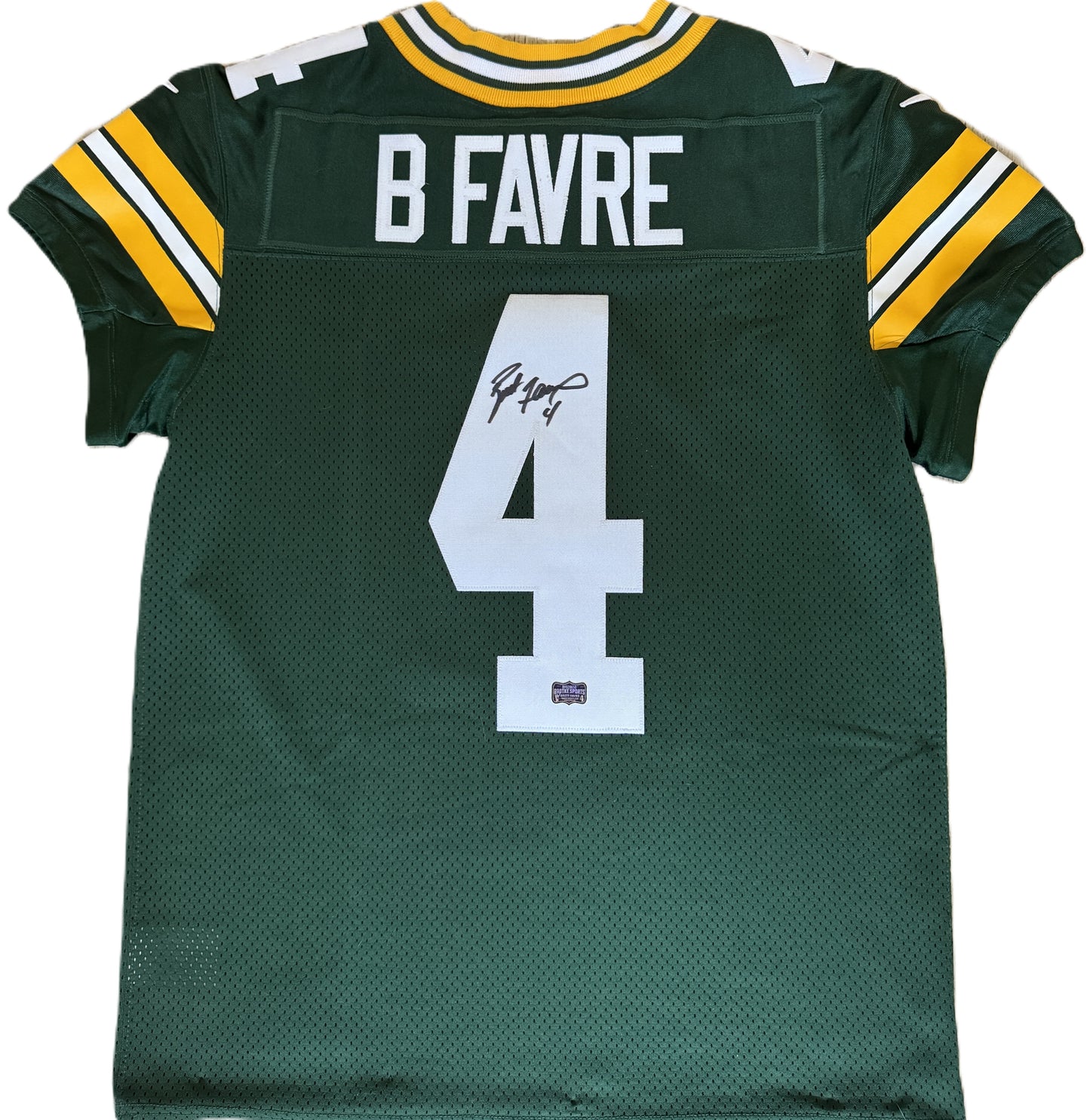 Brett Favre Signed ✍️ Green Bay Packers 🟢🟡 Nike ELITE On-Field NFL Jersey👕 Also includes Authenticity