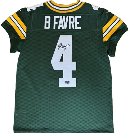 Brett Favre Signed ✍️ Green Bay Packers 🟢🟡 Nike ELITE On-Field NFL Jersey👕 Also includes Authenticity