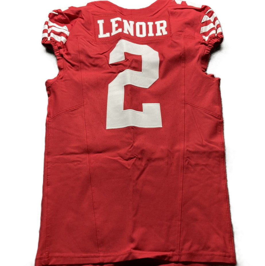 Deommodore Lenoir GAME WORN 💪 11/17/24 San Francisco 49ers Nike NFL Jersey 👕 vs Seattle Seahawks Inc. PSA Authenticity