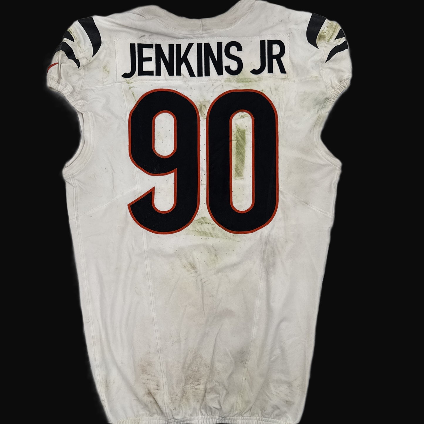 Kris Jenkins Jr. GAME-WORN 09/29/25💪Cincinnati Bengals🐅NFL Jersey vs. Denver Broncos