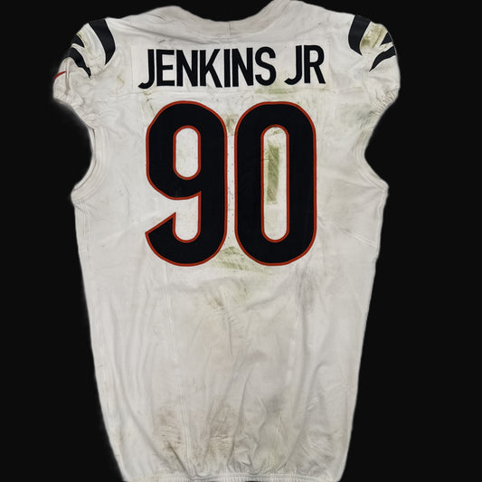 Kris Jenkins Jr. GAME-WORN 09/29/25💪Cincinnati Bengals🐅NFL Jersey vs. Denver Broncos