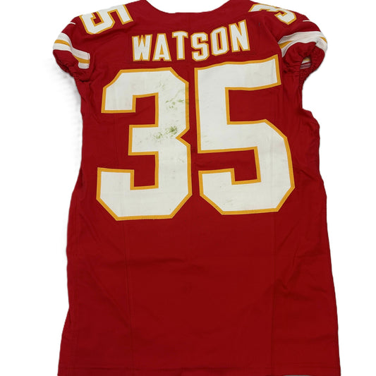 Jaylen Watson GAME WORN 💪 10/12/25 Kansas City Chiefs NFL Jersey 🎽 vs. Lions inc. COA 🛡️