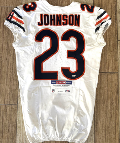 Roschon Johnson GAME WORN 10/27/24 PHOTO MATCHED Chicago Bears Nike NFL Jersey vs Washington Commanders Also includes COA 🛡️