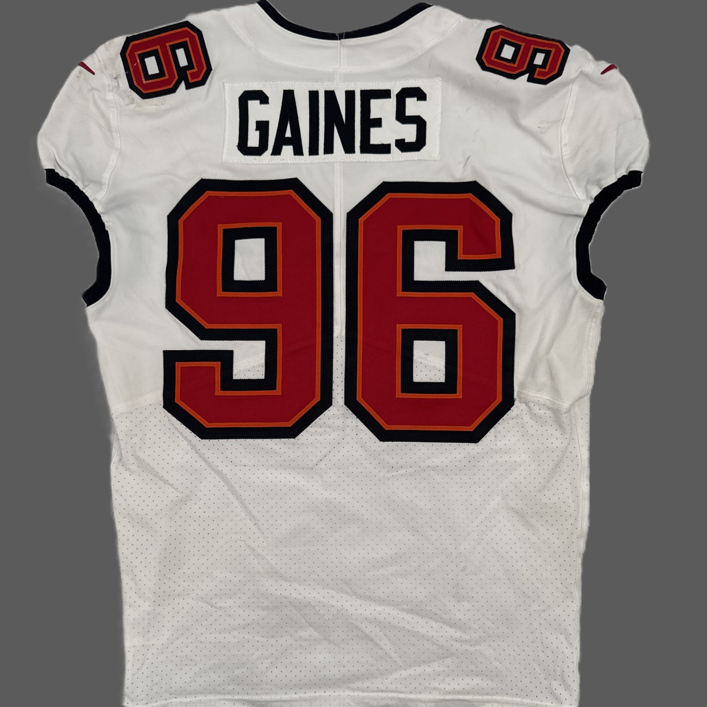 Greg Gaines GAME-WORN 8/23/25 Tampa Bay Buccaneers OnField NFL Jersey vs.Bills
