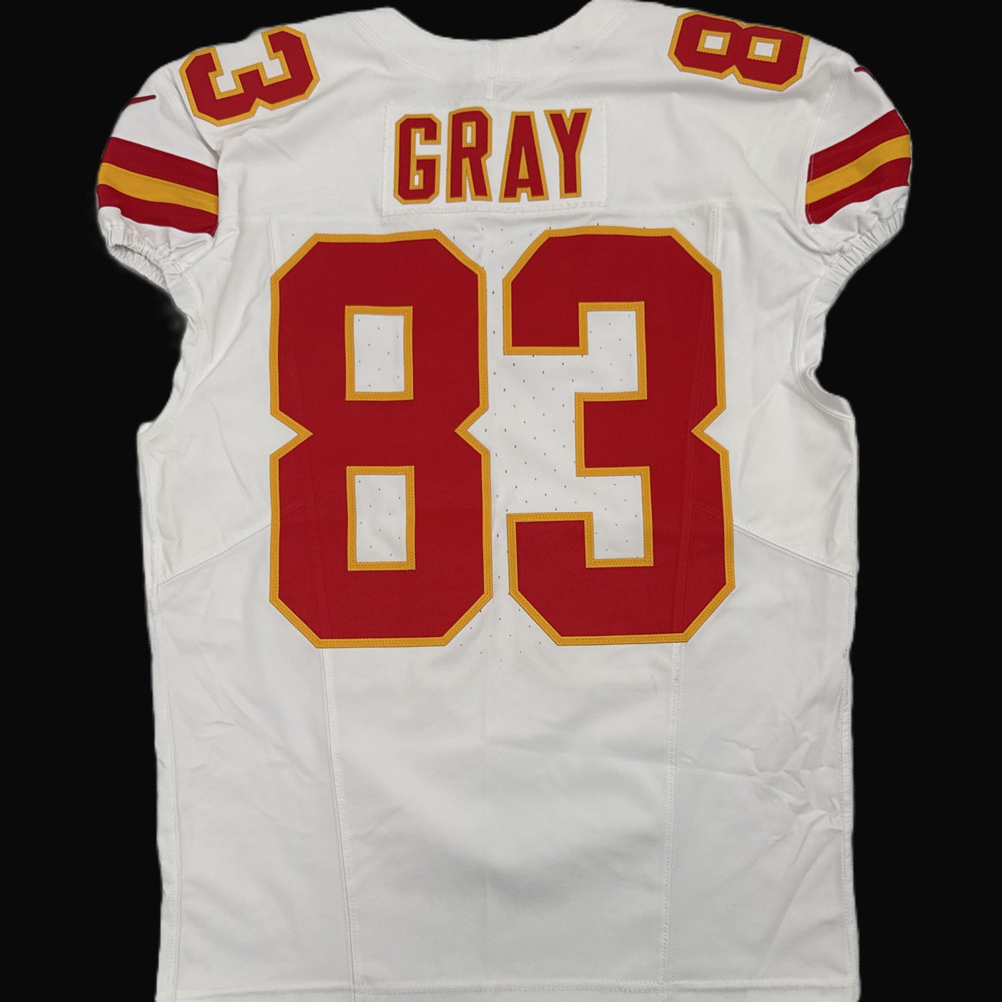 Noah Gray GAME ISSUED 💪 09/21/25 Kansas City Chiefs NFL Jersey 🎽 vs. Giants Inc. Certification 🛡️