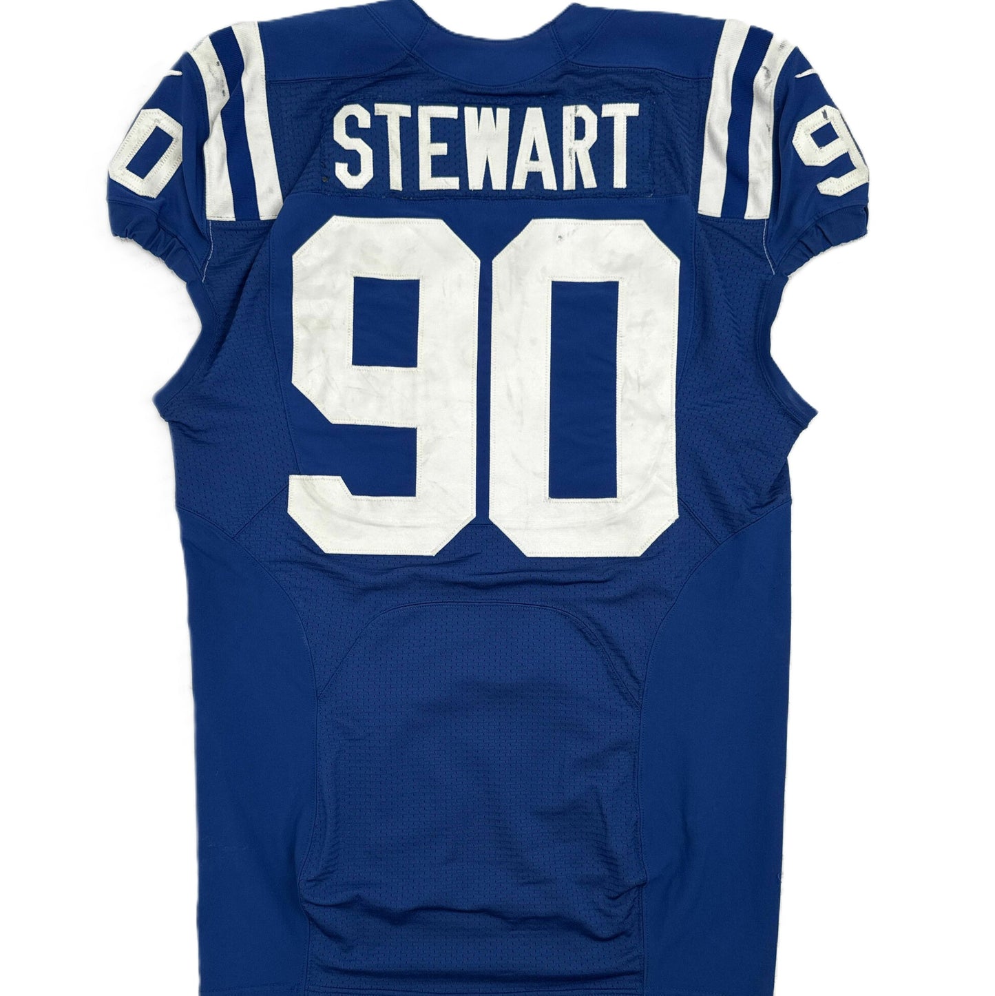 Grover Stewart GAME WORN 💪 Indianapolis Colts 🐎 Nike On-Field NFL Jersey 👕 COA also included 🛡️