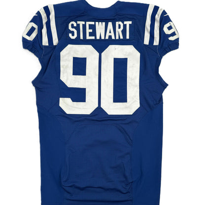Grover Stewart GAME WORN 💪 Indianapolis Colts 🐎 Nike On-Field NFL Jersey 👕 COA also included 🛡️