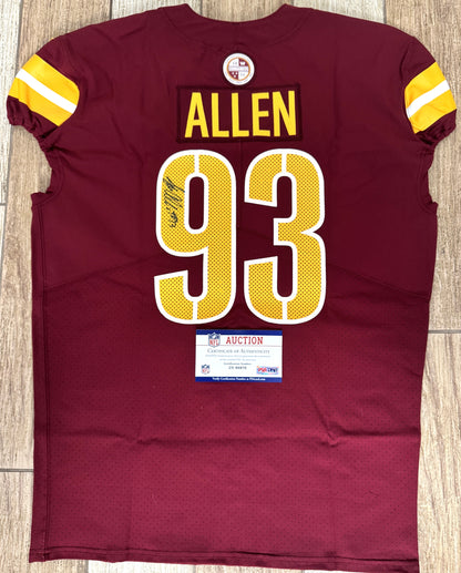 Jonathan Allen Hand-Signed Washington Commanders Authentic On-Field Nike NFL Jersey