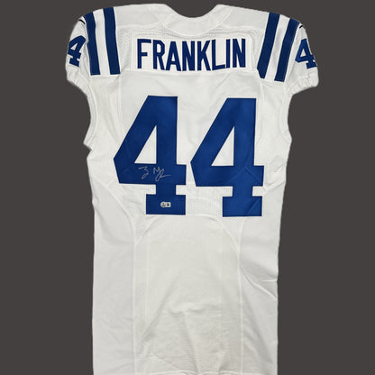 Zaire Franklin SIGNED ✍️ TEAM ISSUED 💪 Indianapolis Colts 🐎 Nike NFL Jersey 👕 Inc.COA📄