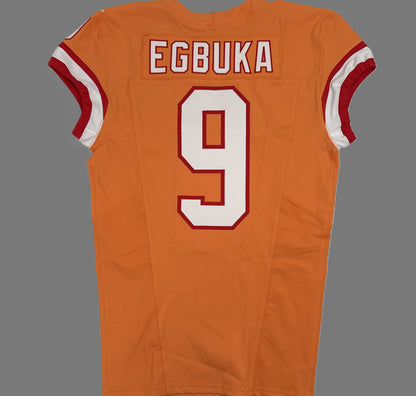 Emeka Egbuka GAME-ISSUED Tampa Bay Buccaneers On-Field NFL Creamsicle Jersey👕