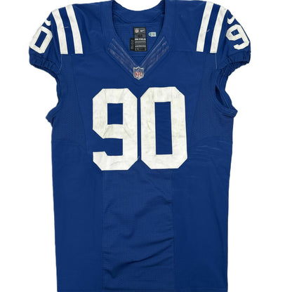 Grover Stewart GAME WORN 💪 Indianapolis Colts 🐎 Nike On-Field NFL Jersey 👕 COA also included 🛡️