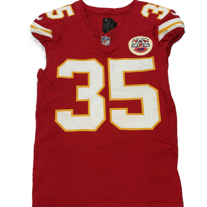 Jaylen Watson GAME WORN 💪 10/12/25 Kansas City Chiefs NFL Jersey 🎽 vs. Lions inc. COA 🛡️