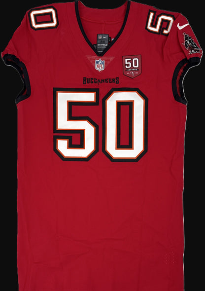 Vita Vea GAME ISSUED 🔥Tampa Bay Buccaneers Nike On-Field NFL Jersey 👕 Inc. COA