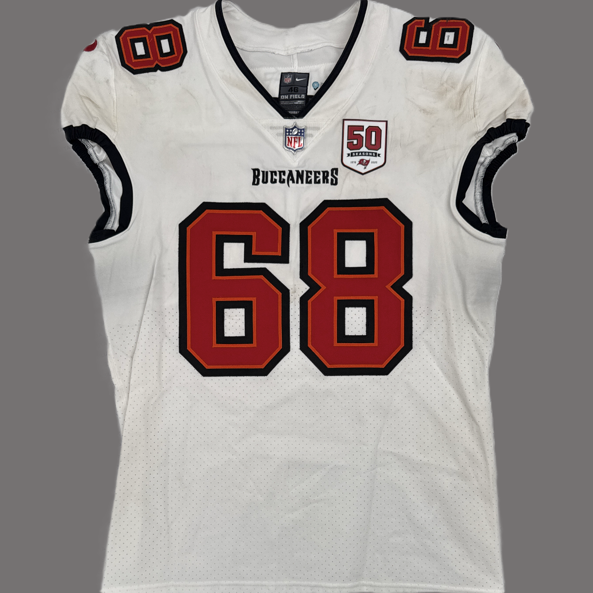Ben Bredeson GAME-WORN 08/16/25 Tampa Bay Buccaneers OnField Nike NFL Jersey🎽