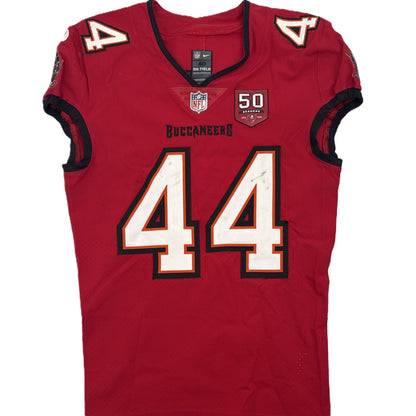 Sean Tucker GAME-WORN💪09/15/25 Tampa Bay Buccaneers🏴‍☠On-Field NFL Jersey👕vs.Houston Texans