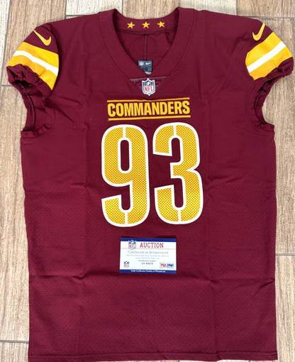Jonathan Allen Hand-Signed Washington Commanders Authentic On-Field Nike NFL Jersey