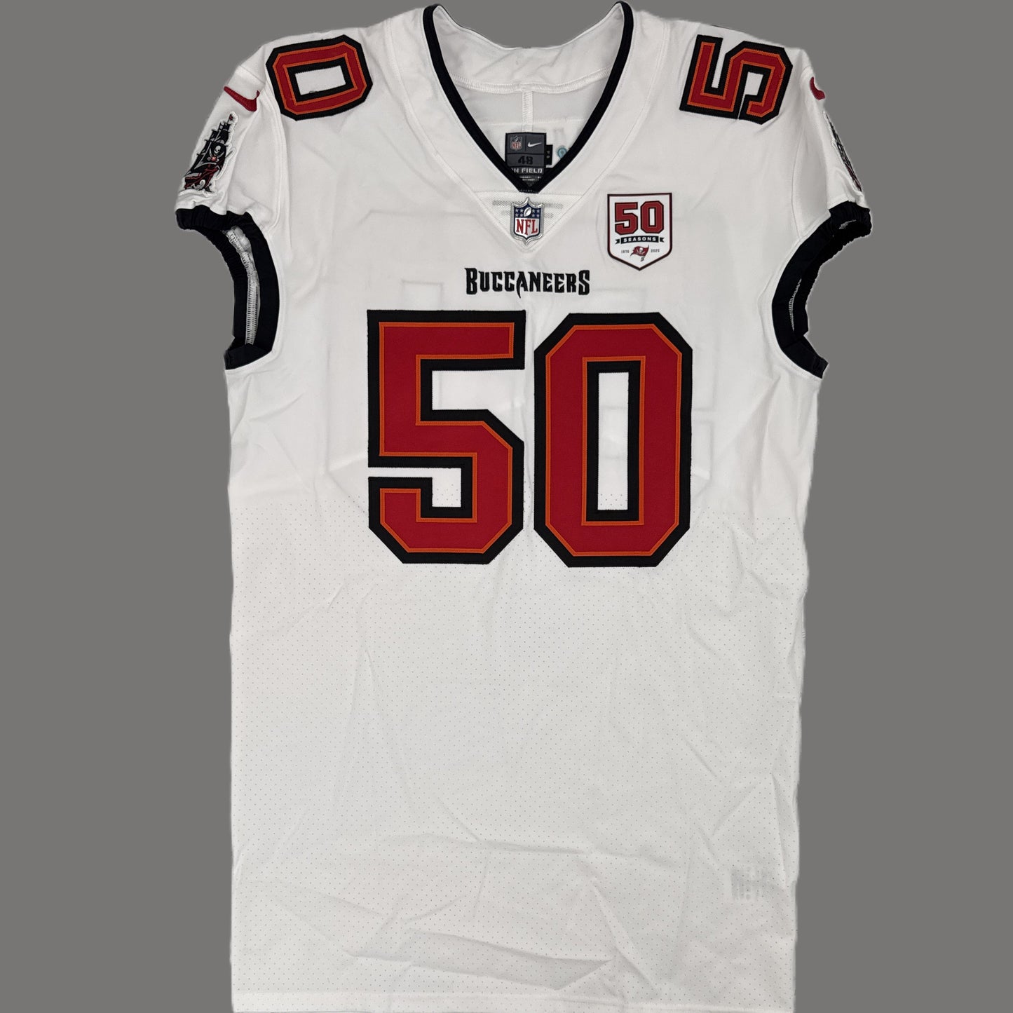 Vita Vea GAME-ISSUED💪Tampa Bay Buccaneers On-Field Nike NFL Jersey🎽Inc.COA📄