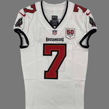 Bucky Irving TEAM-ISSUED💪Tampa Bay Buccaneers🏴‍☠️On-Field Nike NFL Jersey🎽
